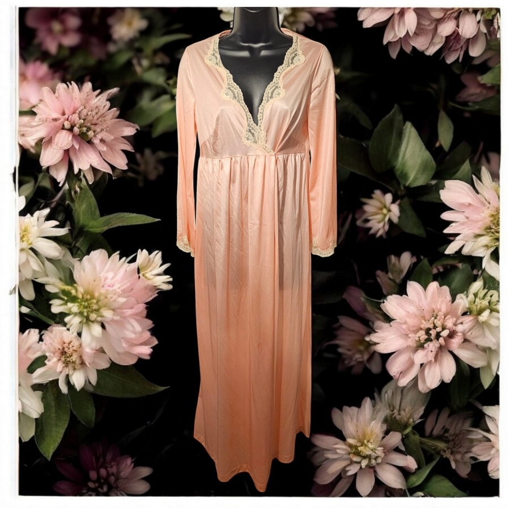 Peaches And Cream Peignoir Robe